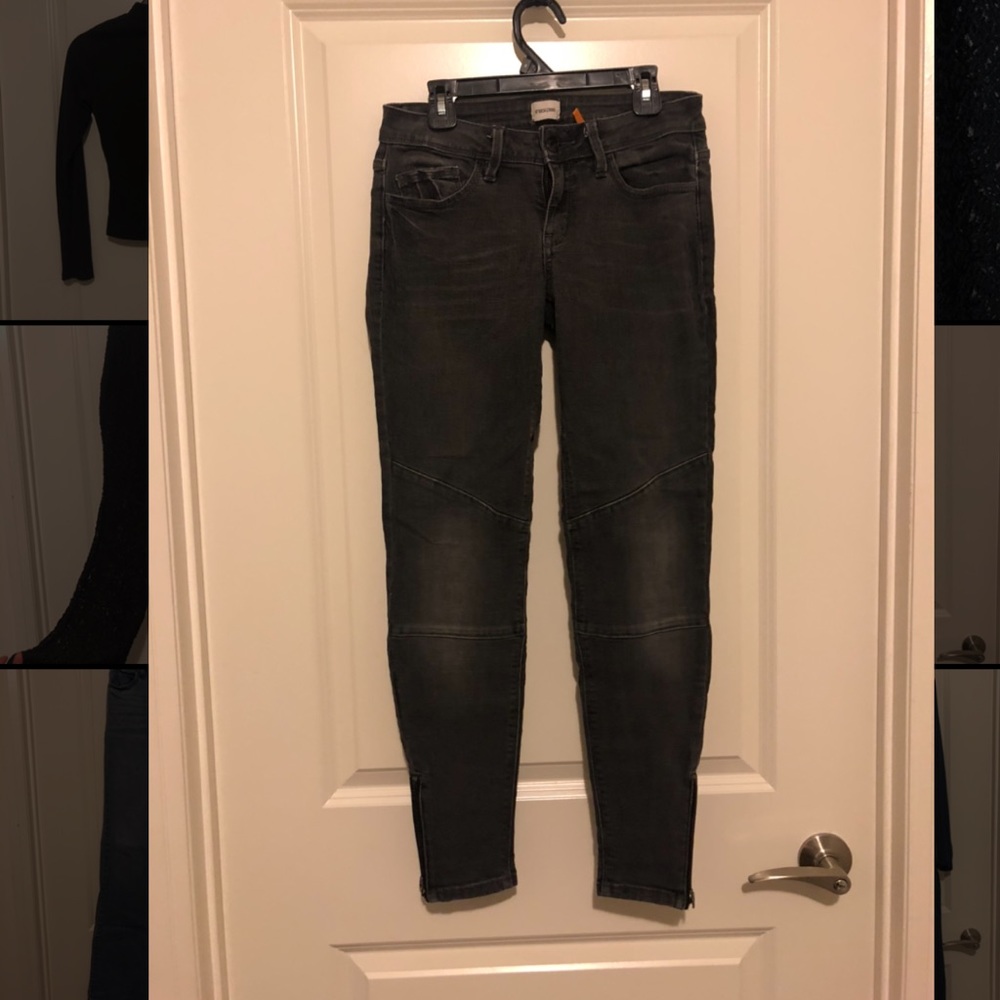 Motto style skinny jeans